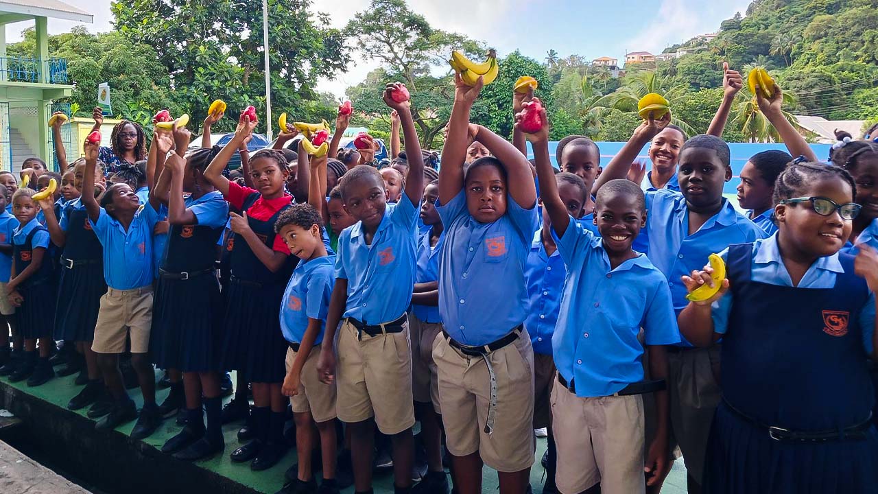 The Zero Hunger Trust Fund promotes healthy food choices on the 1st School’s HFLE Health Fair